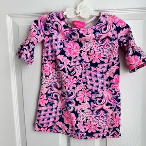Lilly Pulitzer girls size XS short sleeve cotton dress